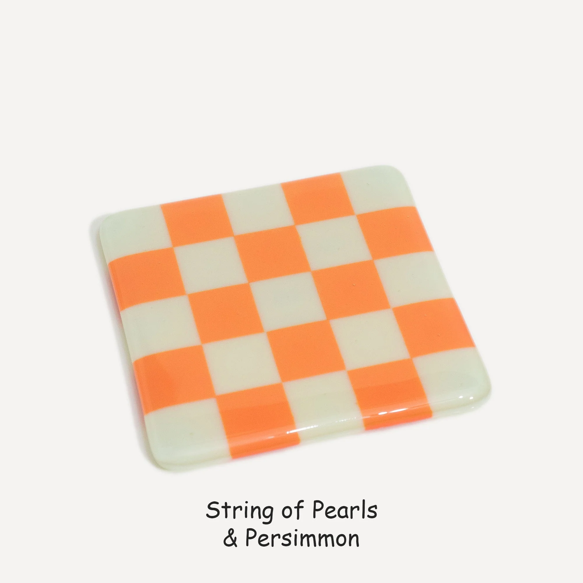 10cm Chequered Dual Colour Coaster - Oceanside Collection - Image 13