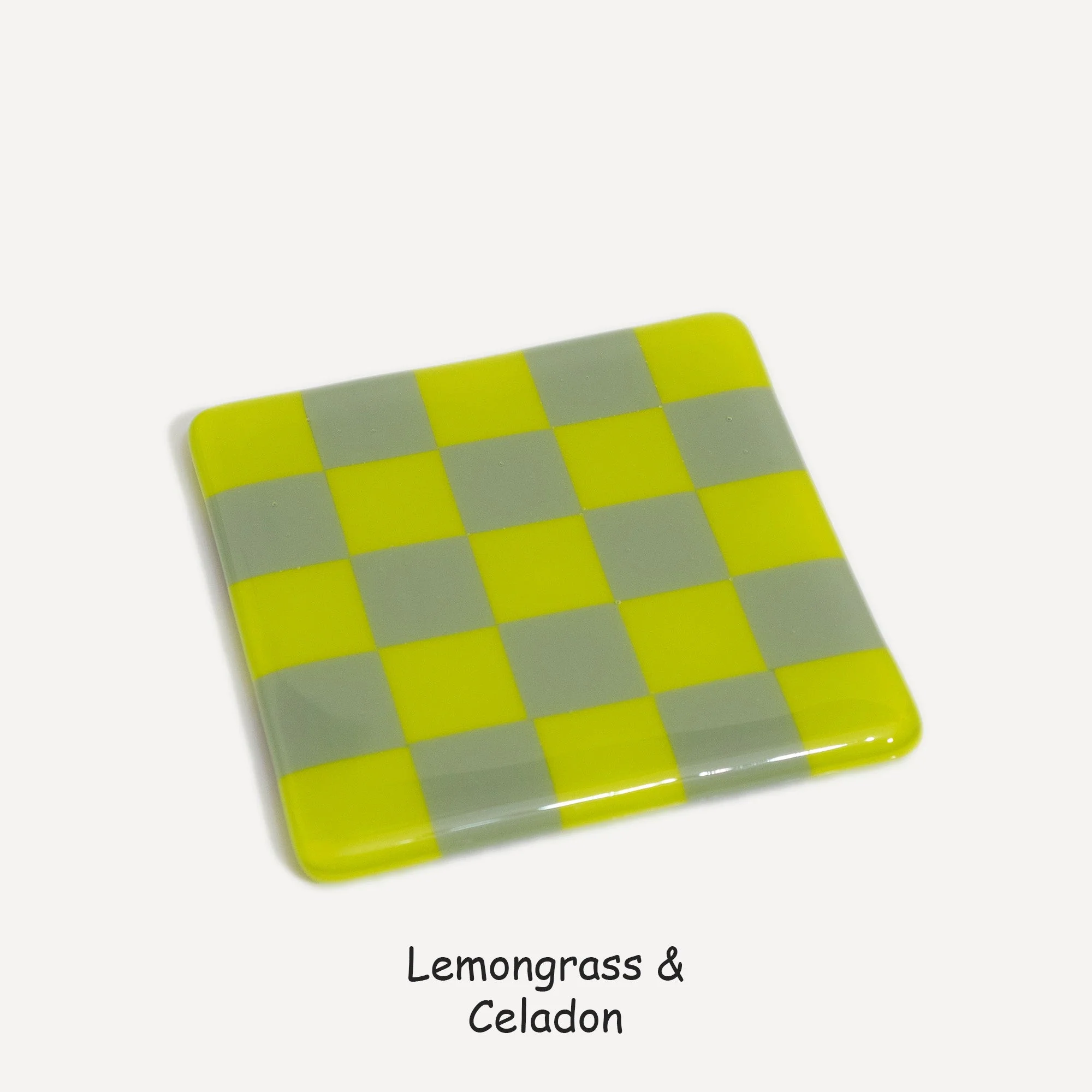 10cm Chequered Dual Colour Coaster - Oceanside Collection - Image 15