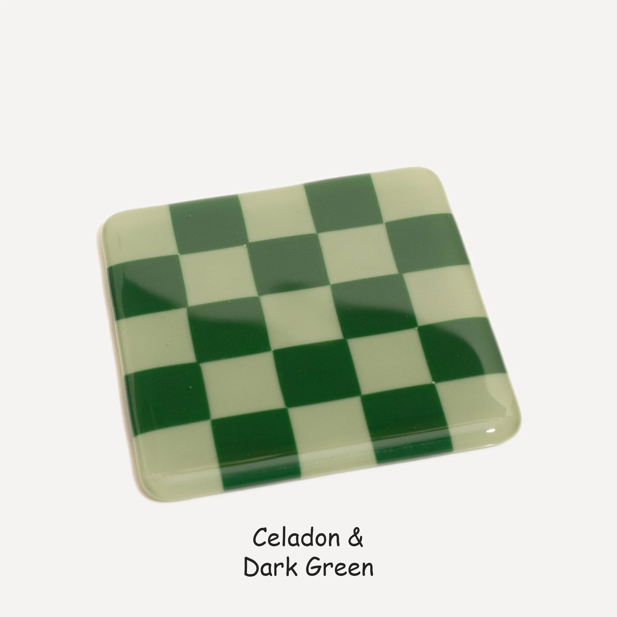 10cm Chequered Dual Colour Coaster - Oceanside Collection - Image 31