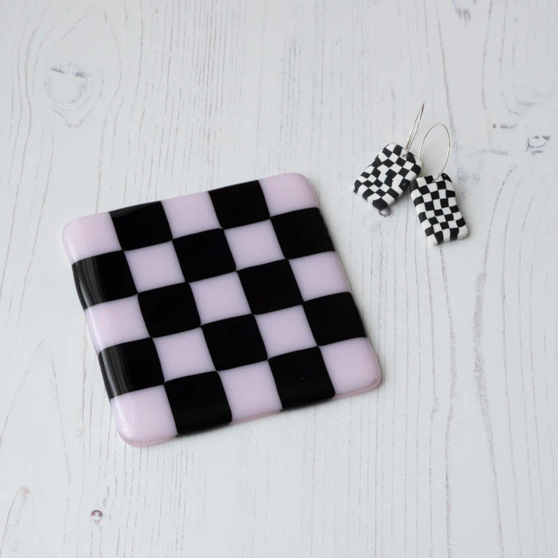 10cm Chequered Dual Coloured Coaster - Bullseye Collection - Image 27
