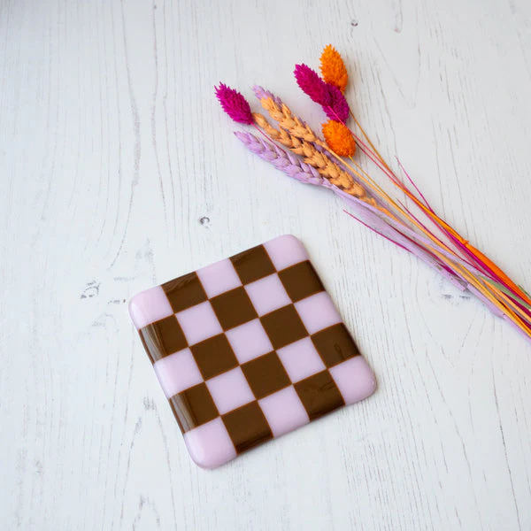 10cm Chequered Dual Coloured Coaster - Bullseye Collection - Image 30