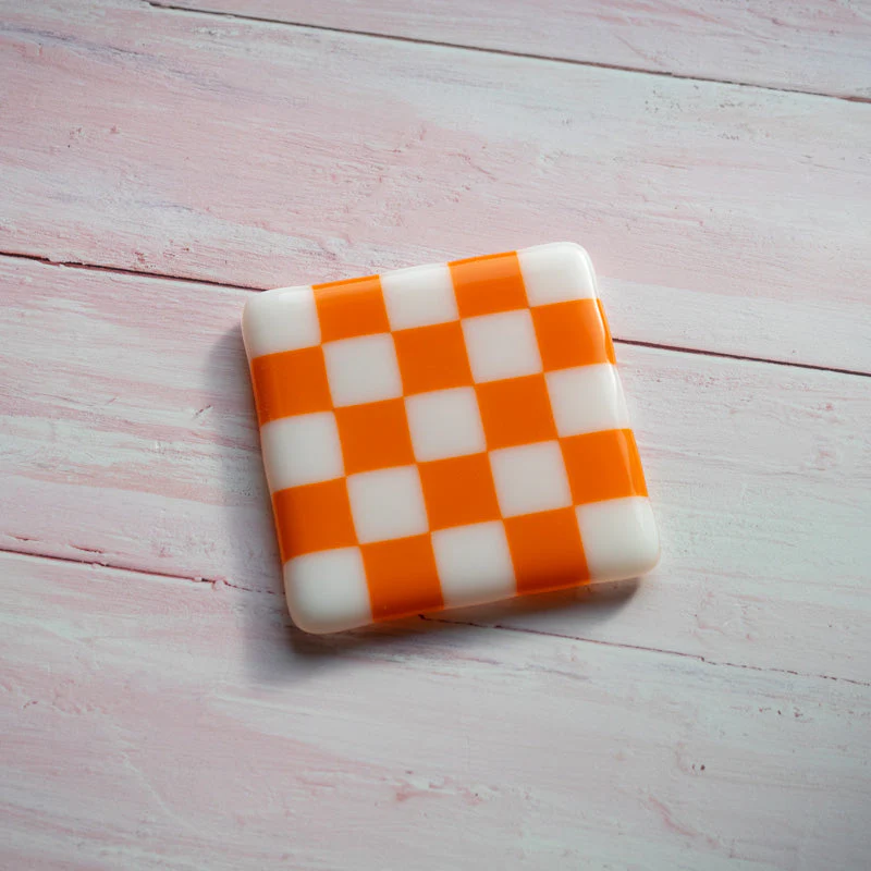 10cm Chequered White/Colour Coaster - Bullseye Collection - Image 7