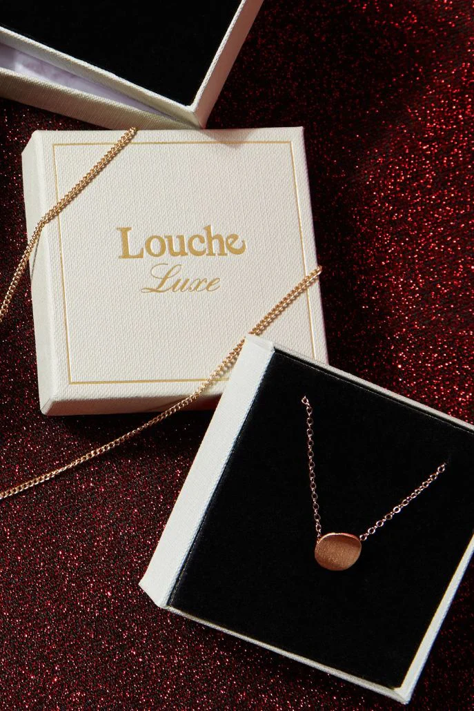 18ct Rose Gold Plated Single Disk Bracelet - Image 3