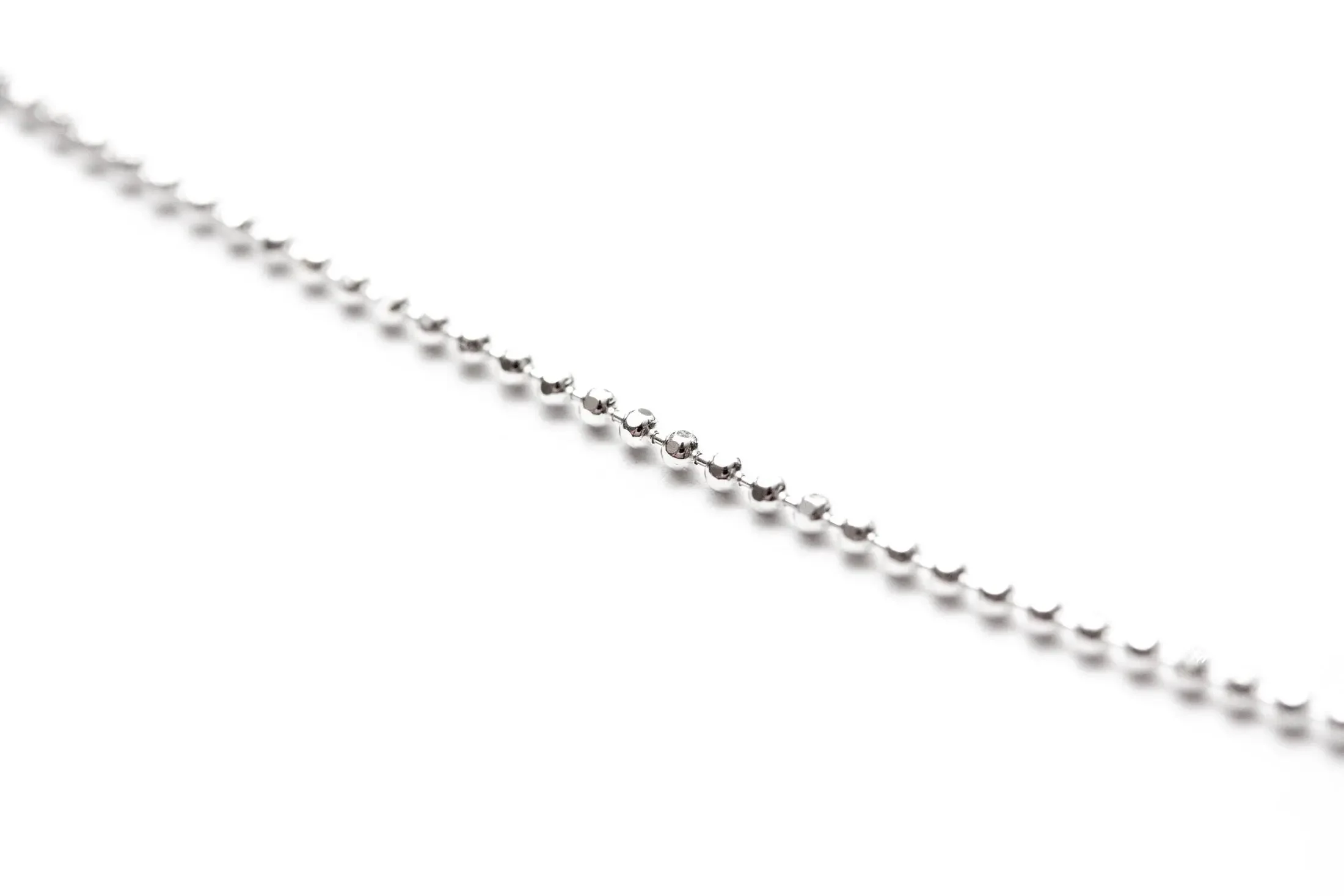 21.6" (55cm) Diamond Ball Chain - Image 2