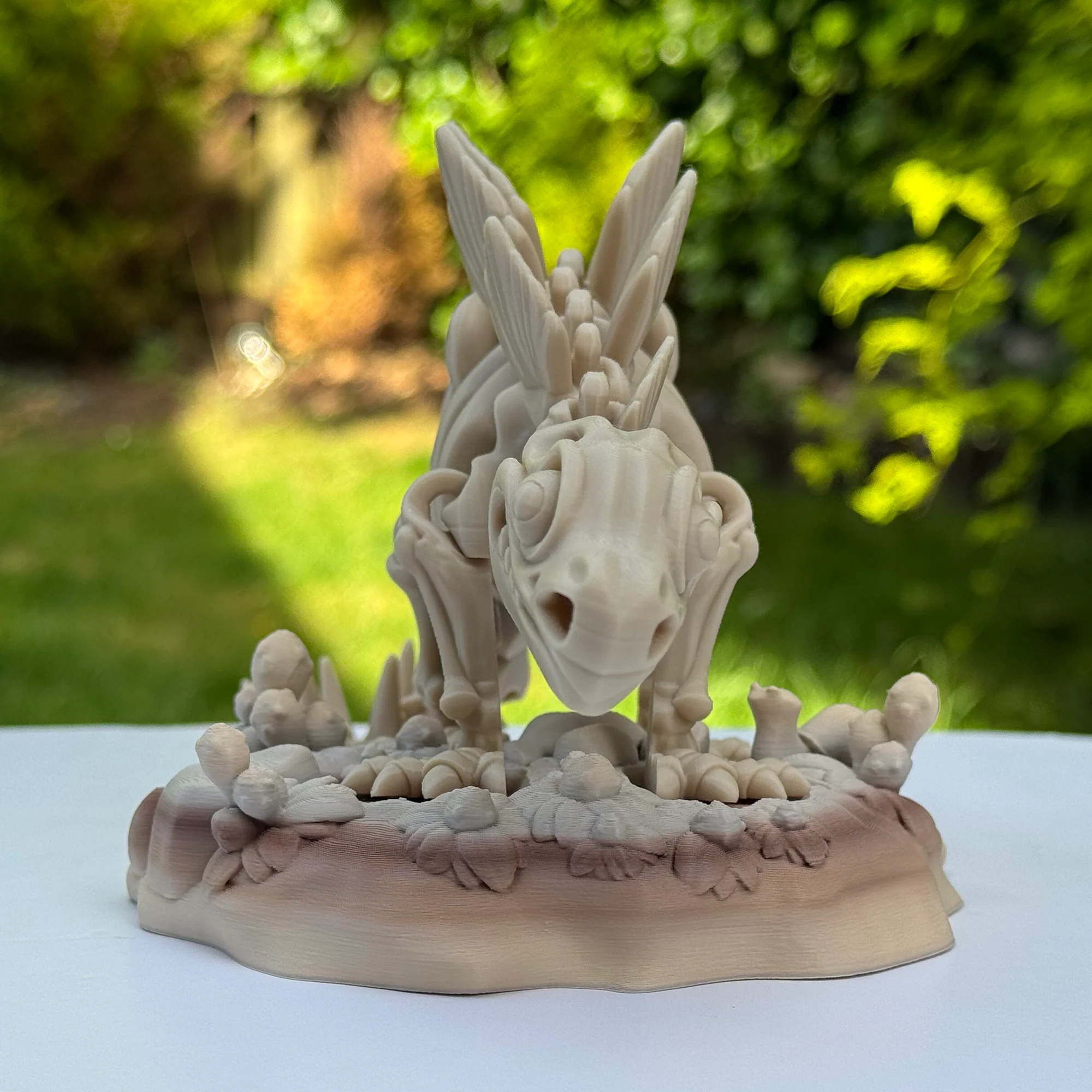3D Printed Skeleton Stegosaurus | Articulated Dinosaur Figure - Image 3