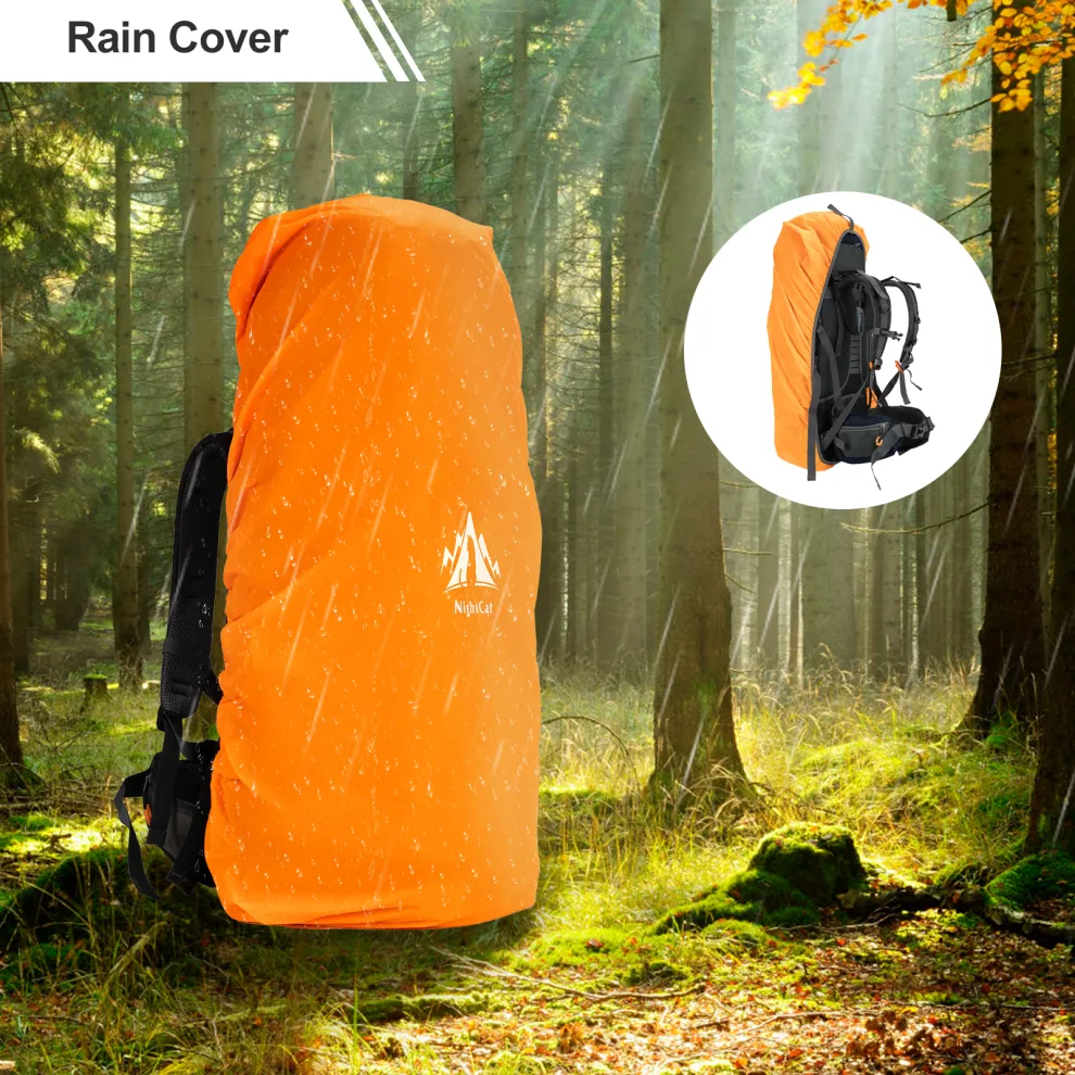 70L Night Cat Hiking Backpack with Internal Frame - Image 6