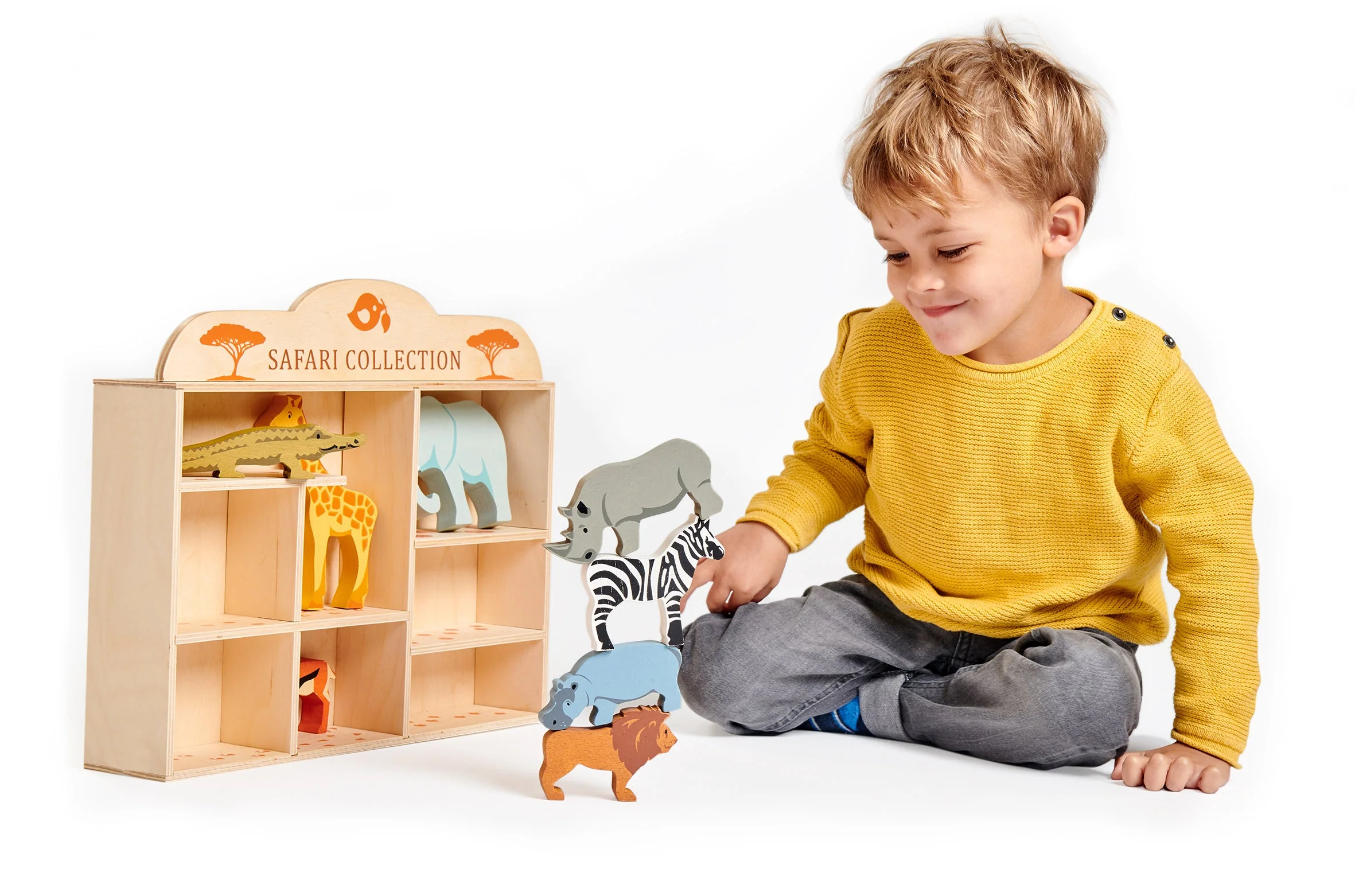 8 Safari Animals Shelf Set - Image 3
