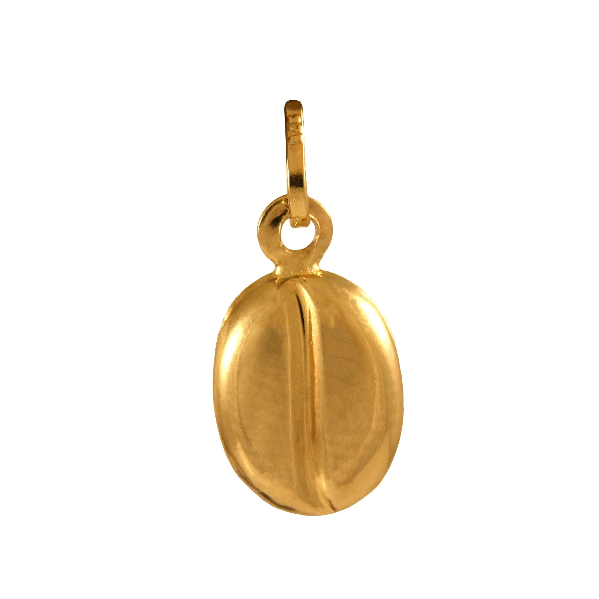 9ct Gold Coffee Bean Charm - Image 2