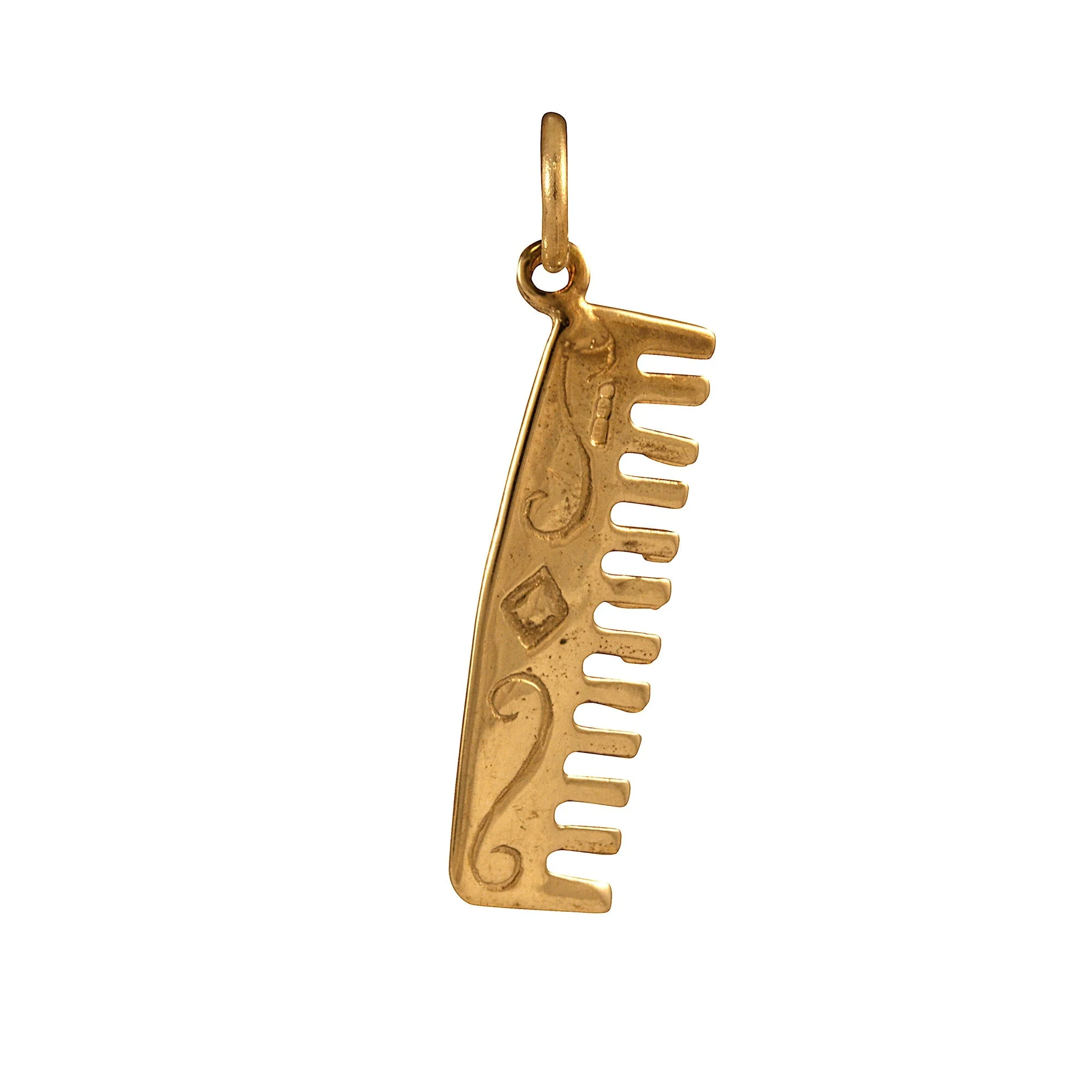 9ct Gold Comb Charm - Image 2