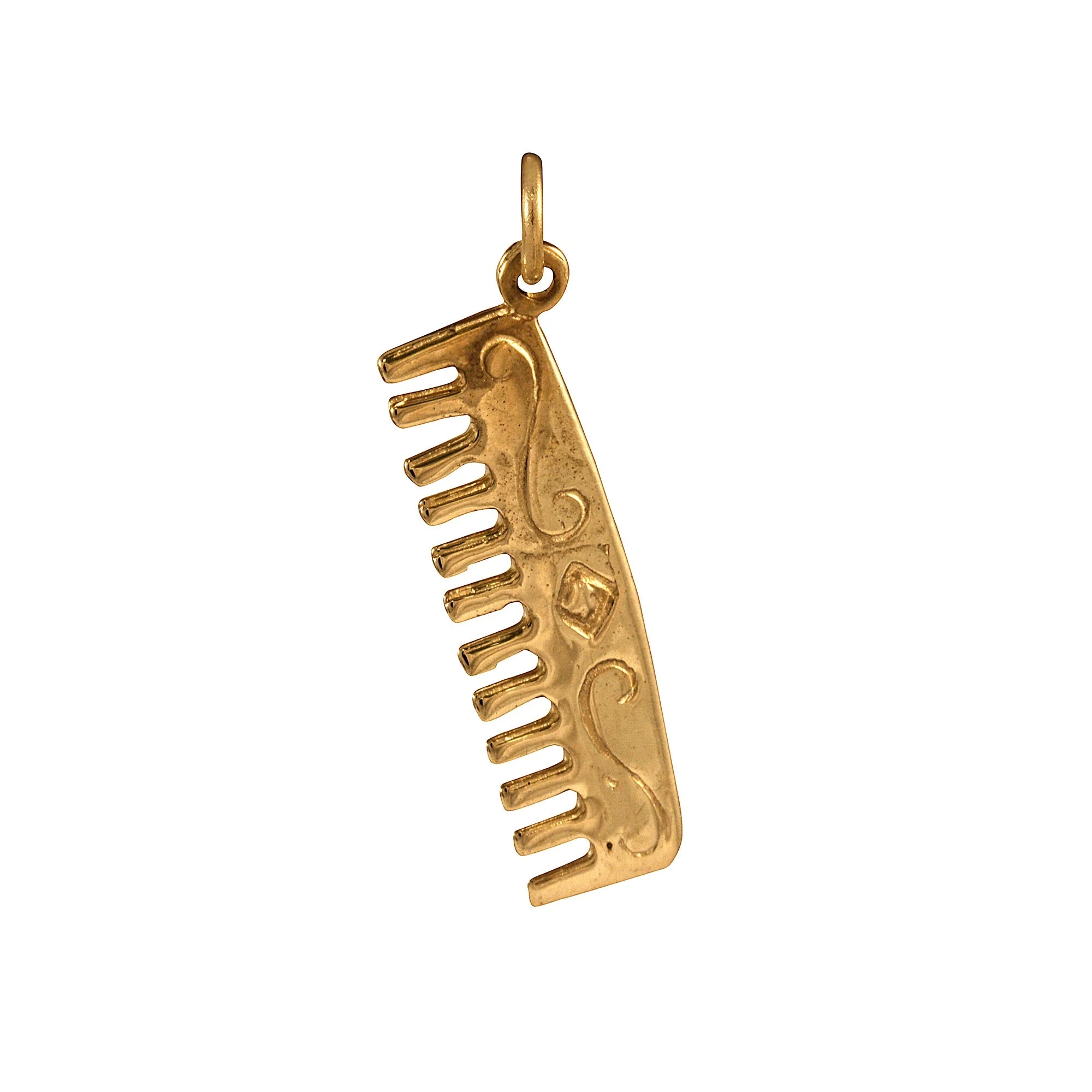 9ct Gold Comb Charm - Image 3