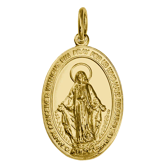 9ct Gold Miraculous Medal