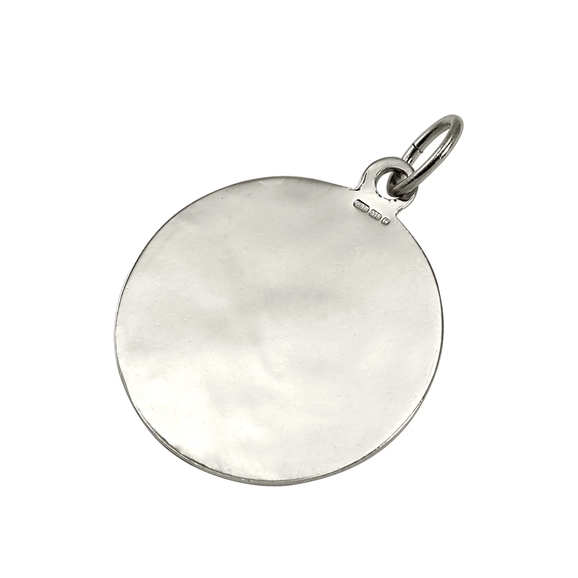 9ct White Gold St Christopher Pendant - Image 2