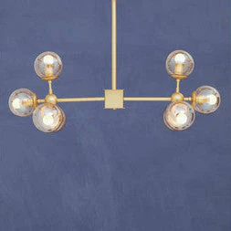 Abira Gold 8 Arm Pendant Light - Image 2