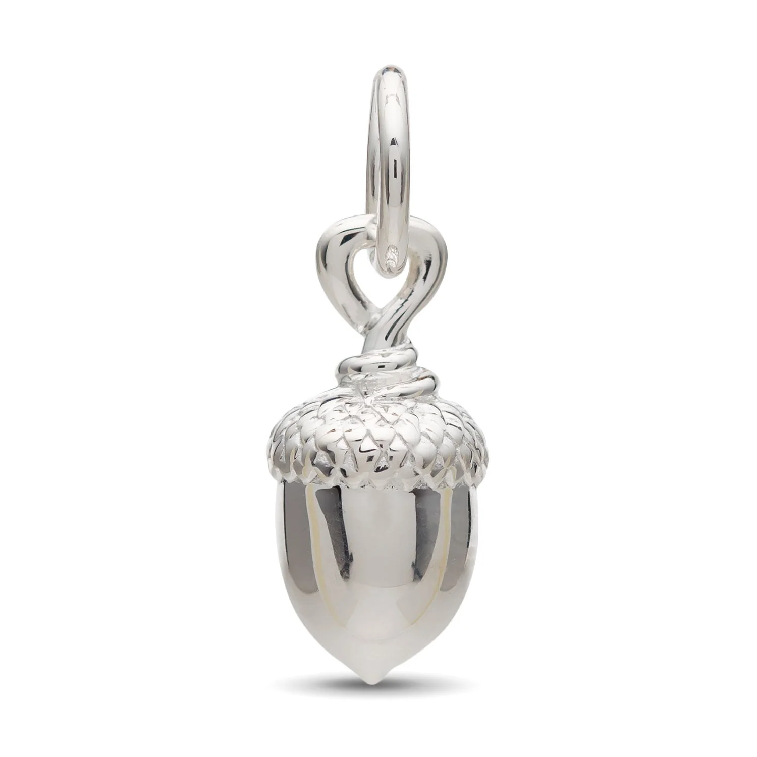Acorn Silver Charm