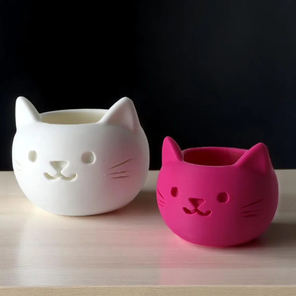 Adorable Cat Planter - Cute Succulent & Plant Pot with Minimalist Design - Image 2