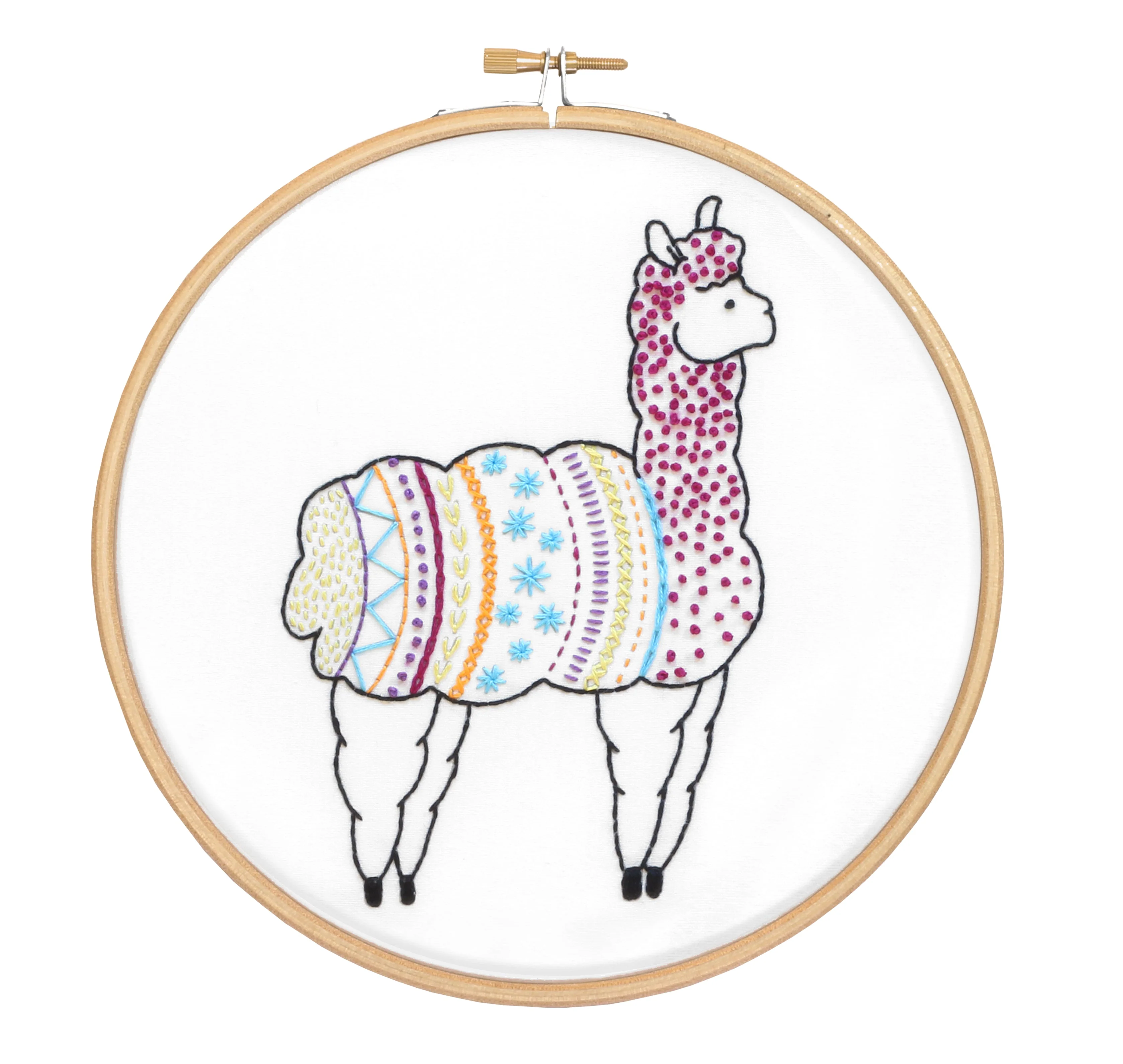 Alpaca Embroidery Kit for Beginners - Image 5