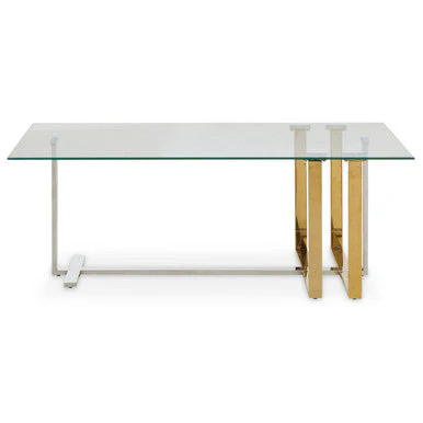 Alvea Silver and Gold Coffee Table - Image 2