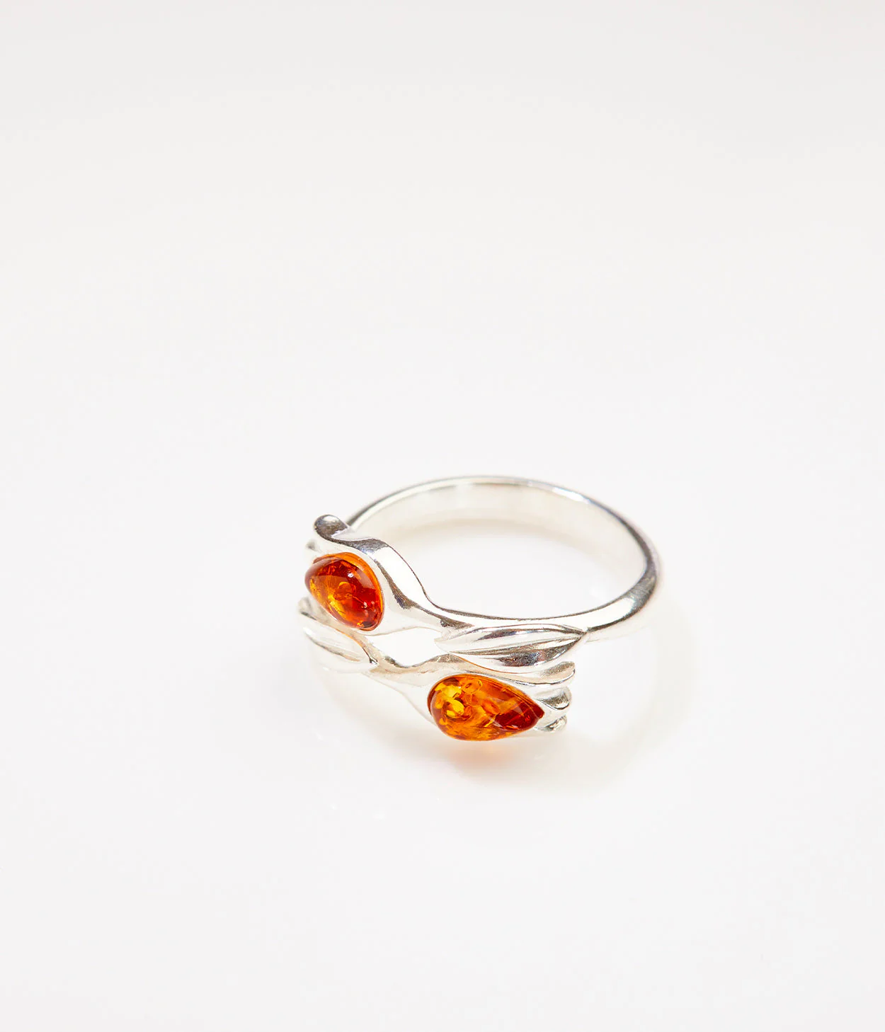 Amber Tulip Ring - Image 3
