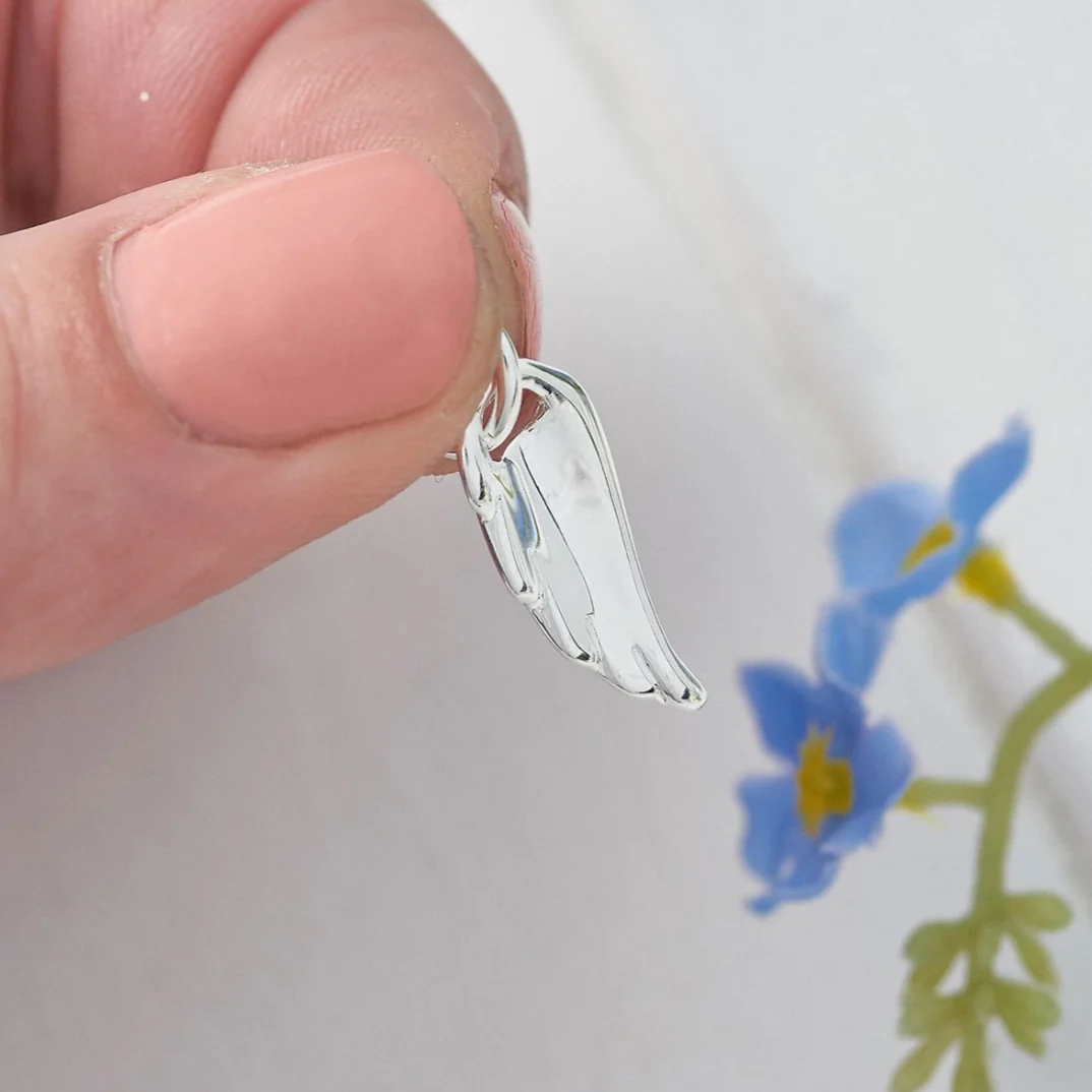 Angel Wing Silver Charm - Image 4