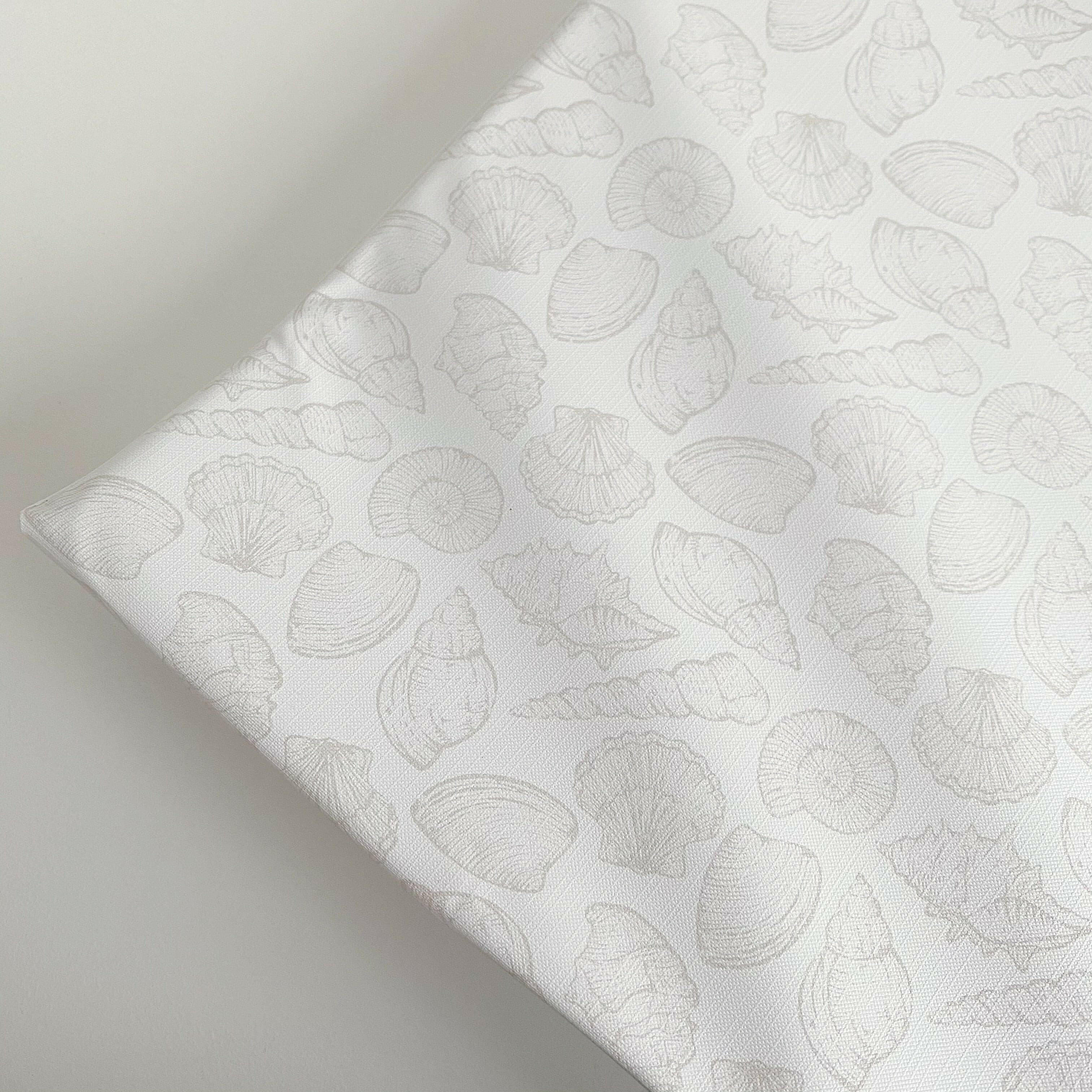 Anti-Roll Wedge Changing Mat - Delicate seashell print - Image 6