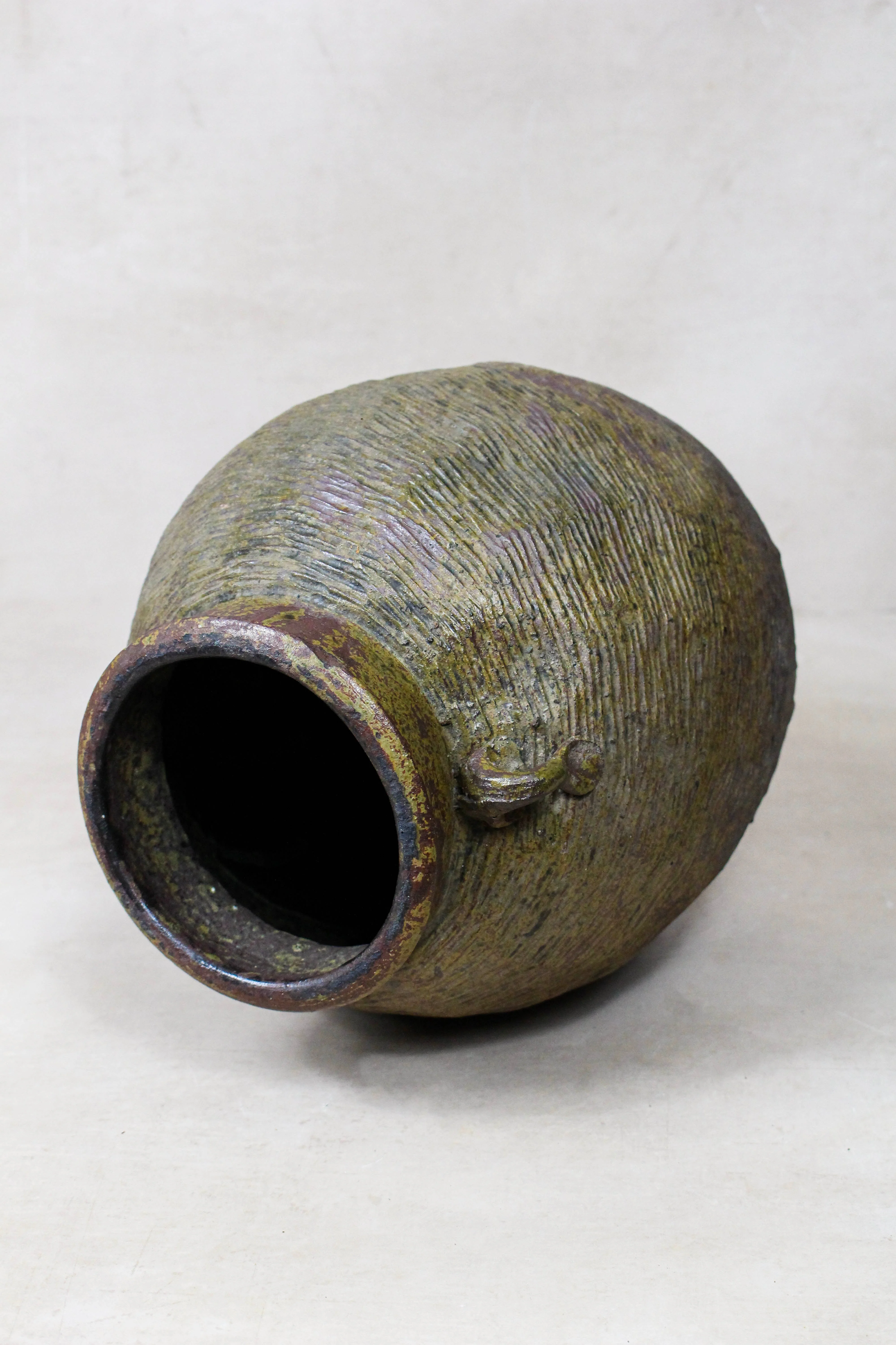Antique Earthenware Preserve Pots - AEP 10 - Image 4
