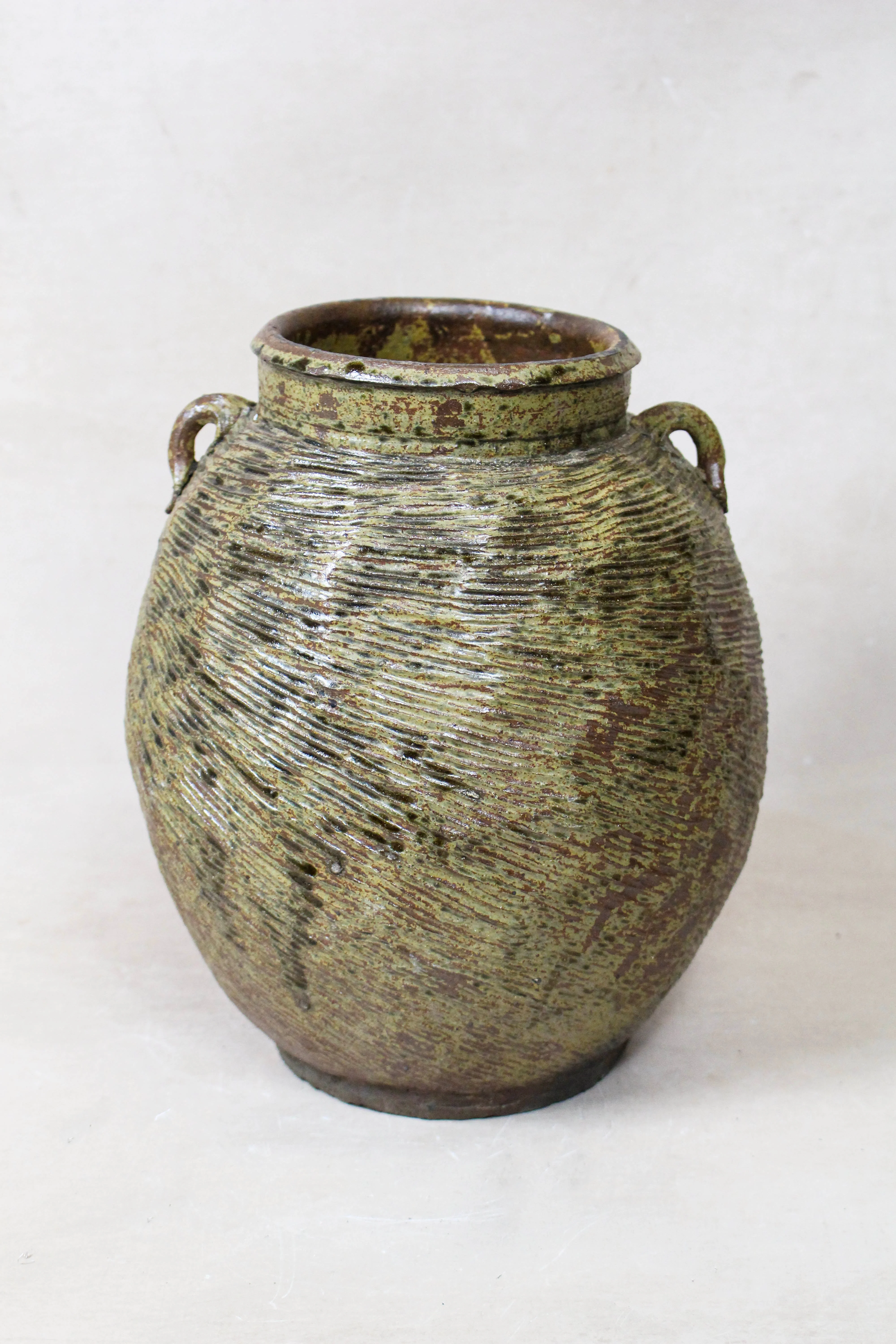 Antique Earthenware Preserve Pots - AEP 9 - Image 3