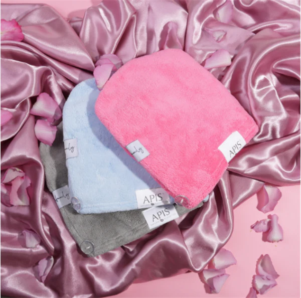 Apis Grey Hair Turban Towel | Quick Drying Microfibre Wrap - Image 2