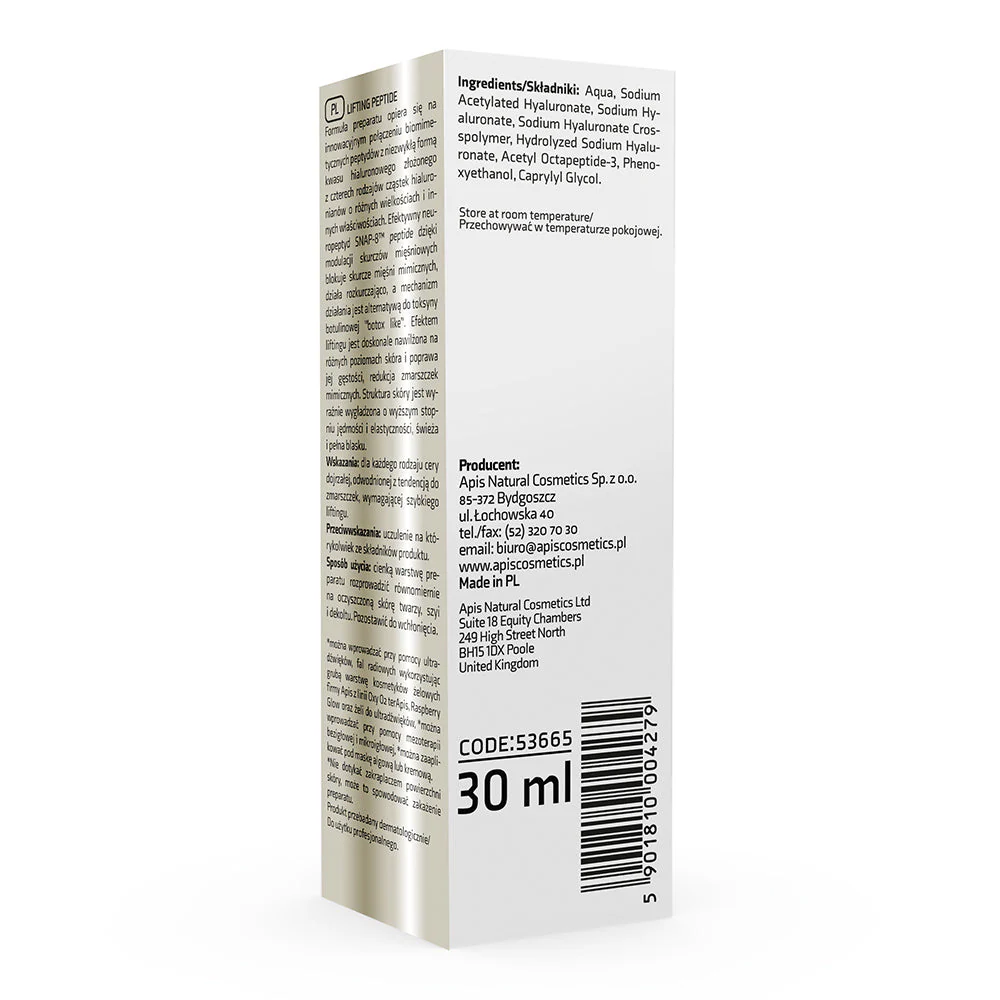 Apis Hyaluron 4D with SNAP-8™ Peptide – Intensive Hydration Serum | 30ml - Image 2