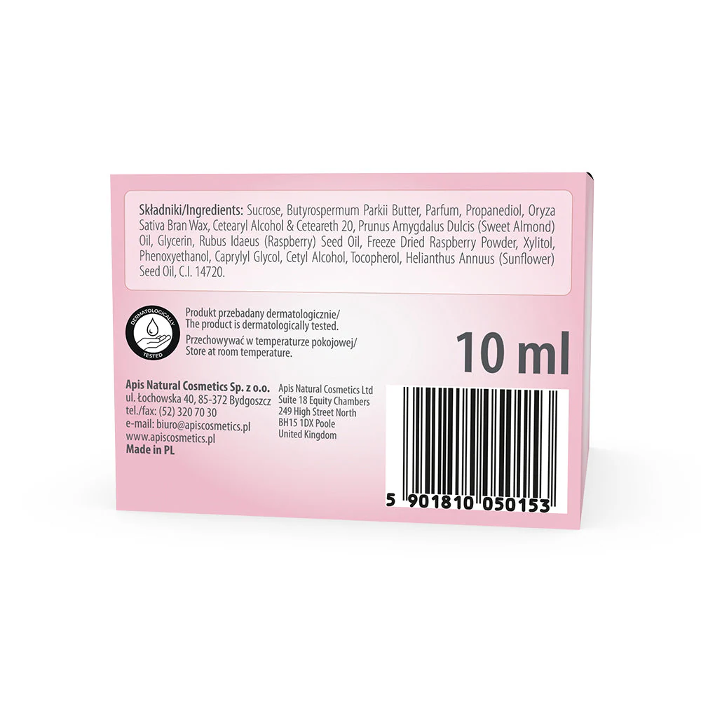 Apis Raspberry Lips Sugar Lip Peeling with Raspberry Extract | 10ml - Image 2