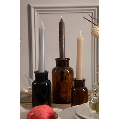 Apothecary Small Amber Glass Bottle - Image 4