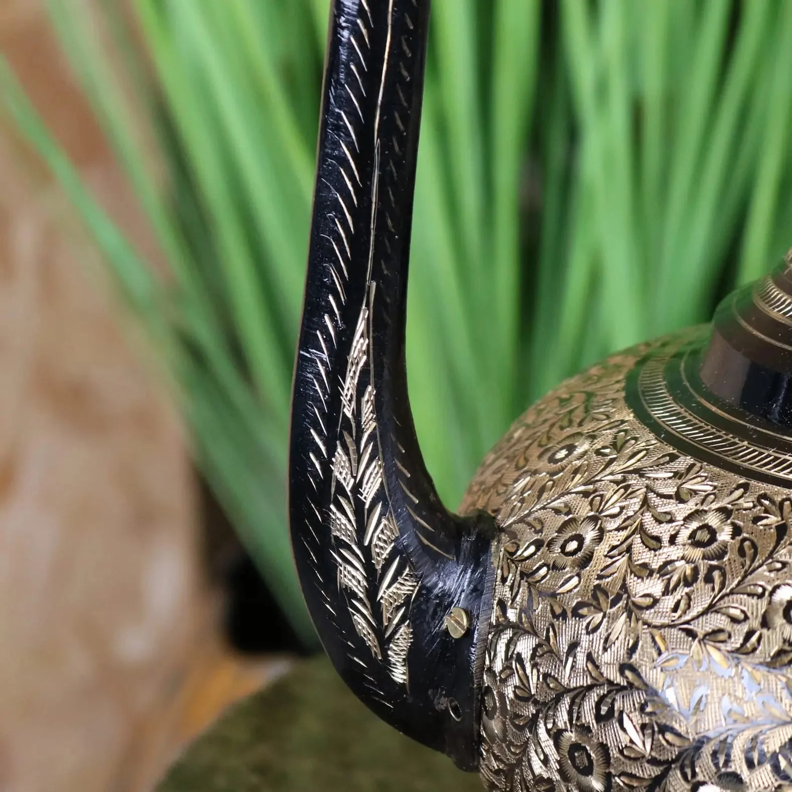Aravalli Aftaba Brass Arabian Jug Vase Ornament 50cm - Image 4