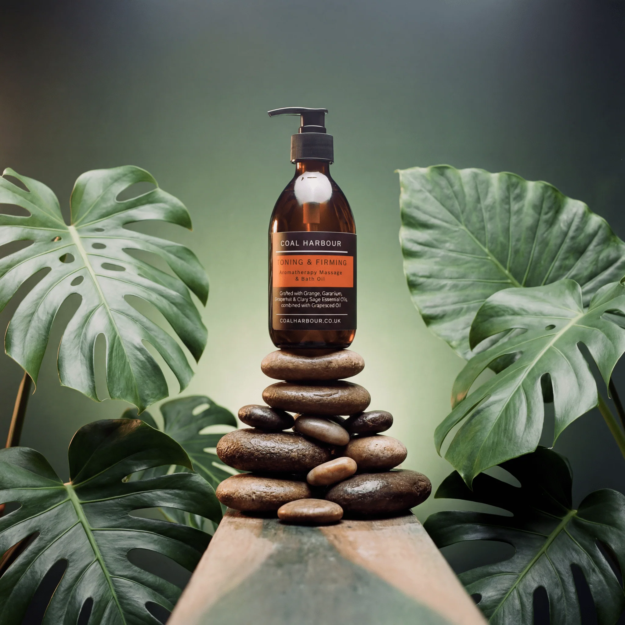 Aromatherapy Massage and Bath Oil - Toning & Firming With Orange, Grapefruit, Geranium & Clary Sage Essential Oils - Image 2