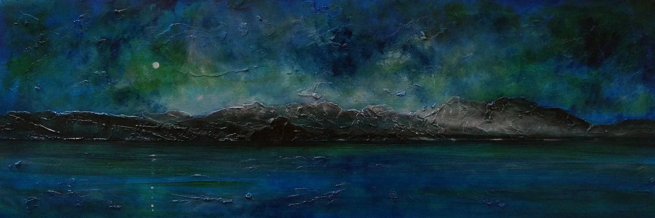 Arran Prussian Twilight | Statement Interior Wall Art from Scotland - Image 2