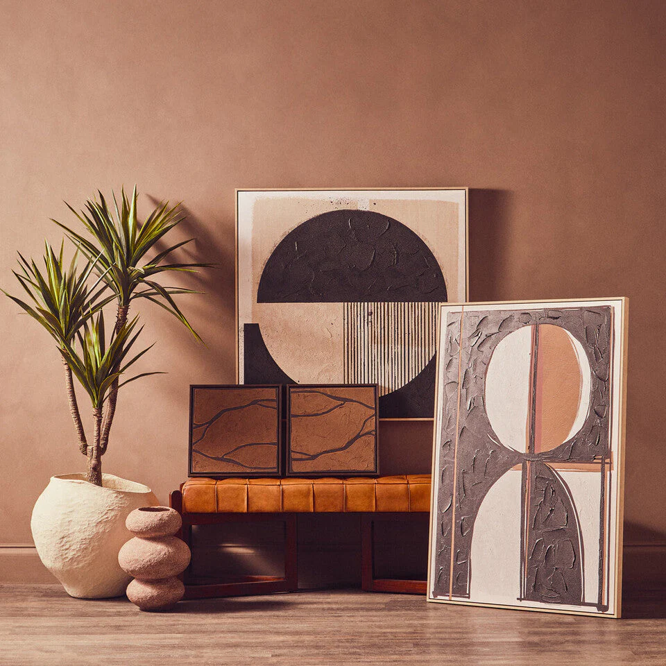 Astratto Black and Cream Wall Art - Image 3