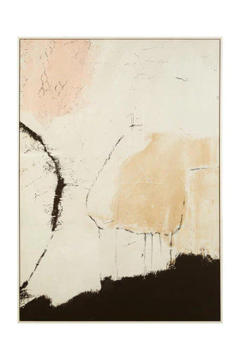 Astratto Natural Pink And Classic Wall Art - Image 2