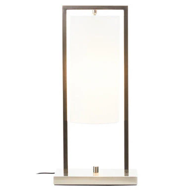 Atkins Nickel Finish Table Lamp