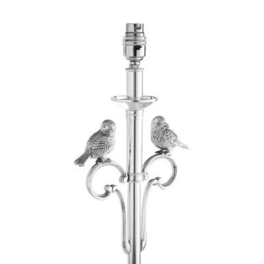 Aviary Antique Silver Lamp Base - Image 3
