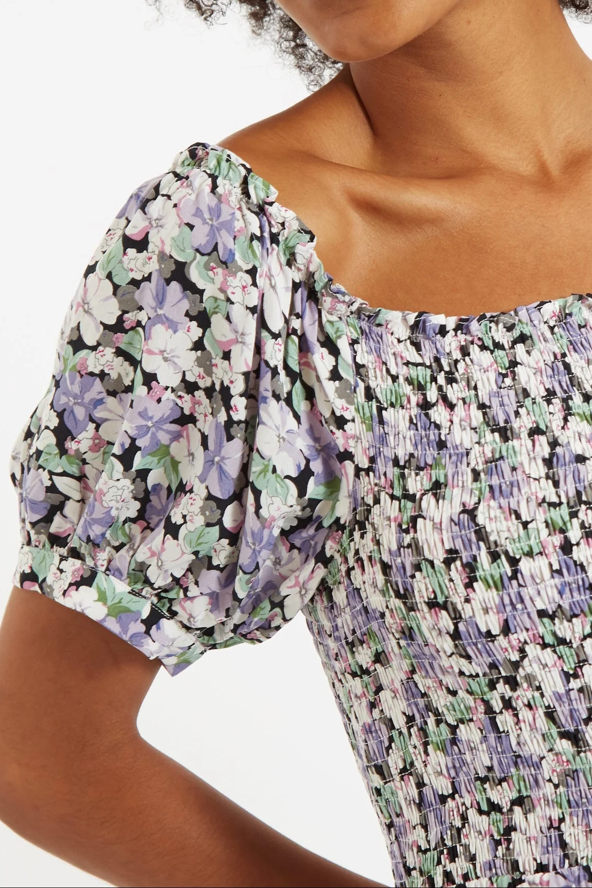 Babette Liseron Shirred Bodice Midi Dress - Image 4