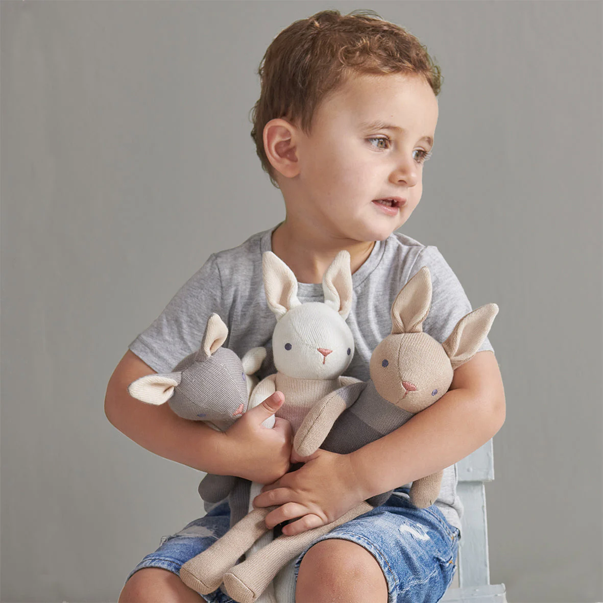 Baby Threads Cream Bunny Doll - Image 3