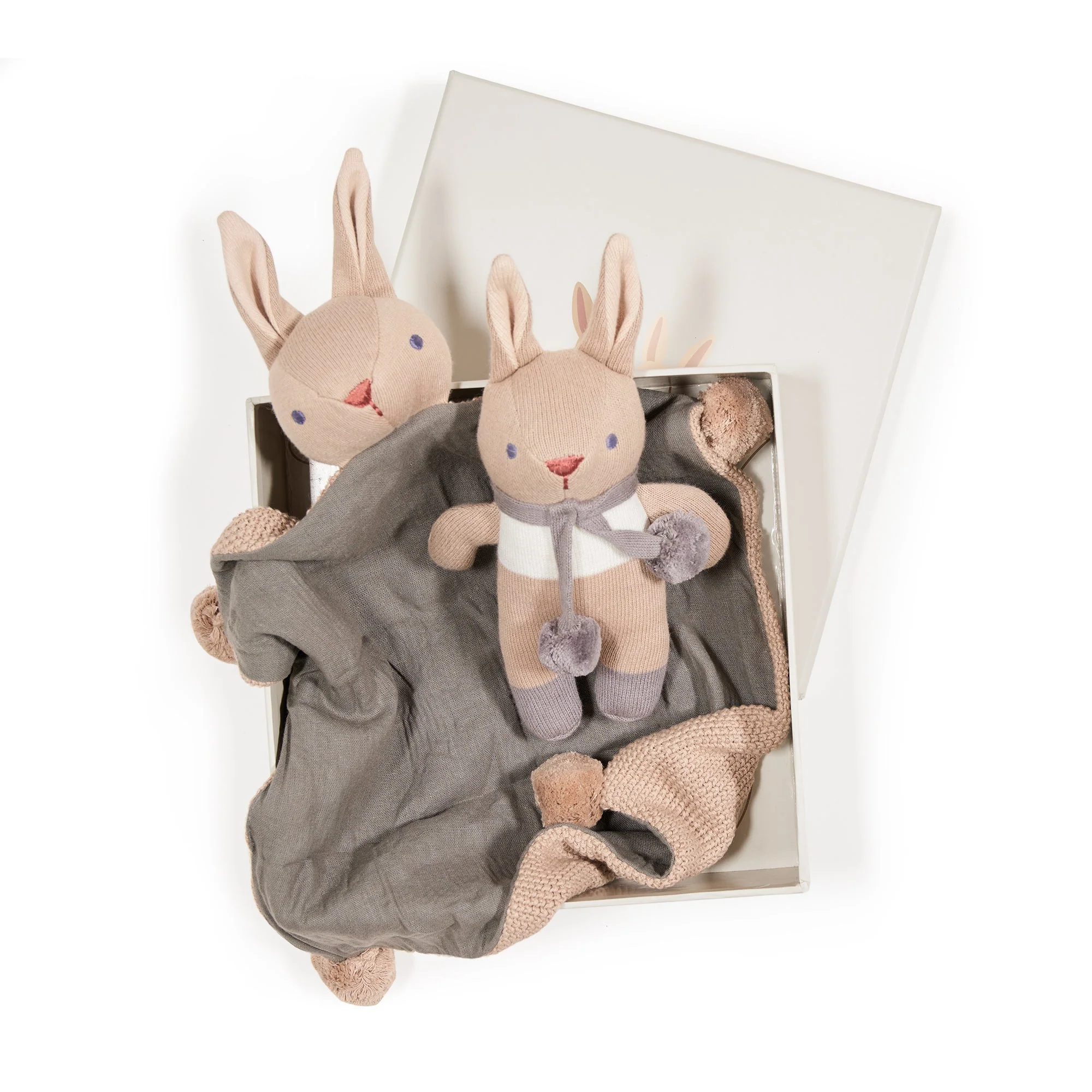 Baby Threads Taupe Bunny Gift Set - Image 5