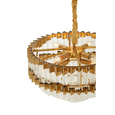 Babylon Four Bulb Antique Gold Chandelier - Image 3