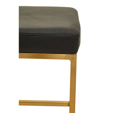 Baina Black And Gold Finish Bar Stool - Image 6