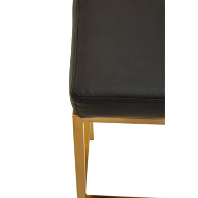 Baina Black And Gold Finish Bar Stool - Image 7