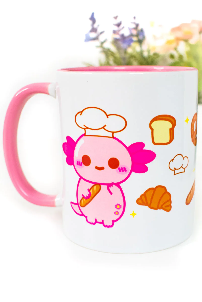 Baker Xoxi The Axolotl Pink Mug - Image 4