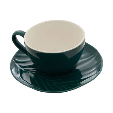 Bali Dark Green Espresso Cup And Saucer - Image 5