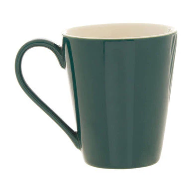 Bali Dark Green Leaf Design Mug - Image 5