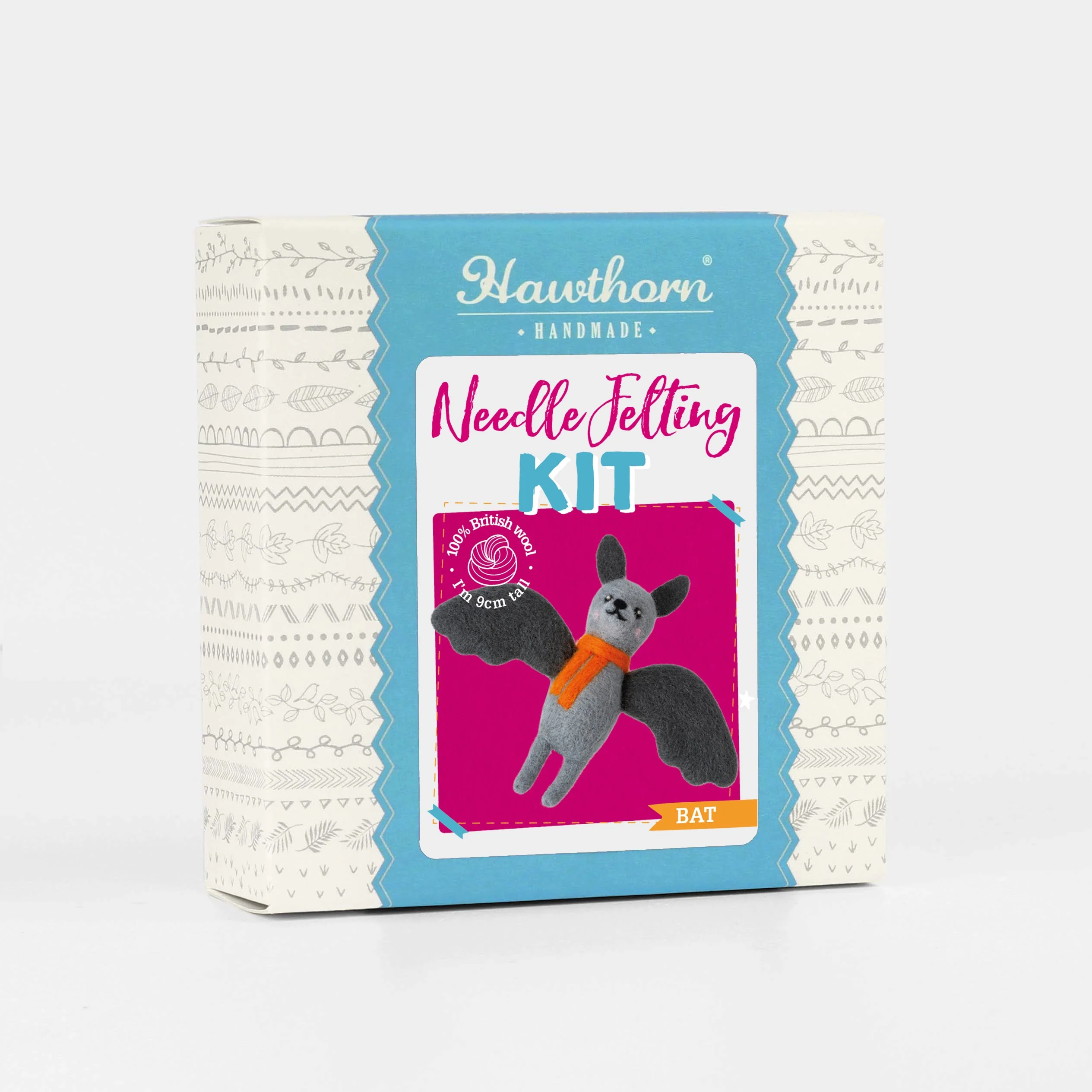 Bat Needle Felting Kit for Halloween - Image 2
