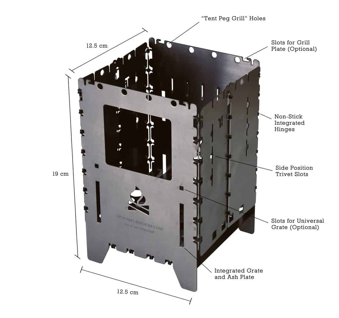 BE Bushbox XL Titanium Outdoor Cooker - Image 3