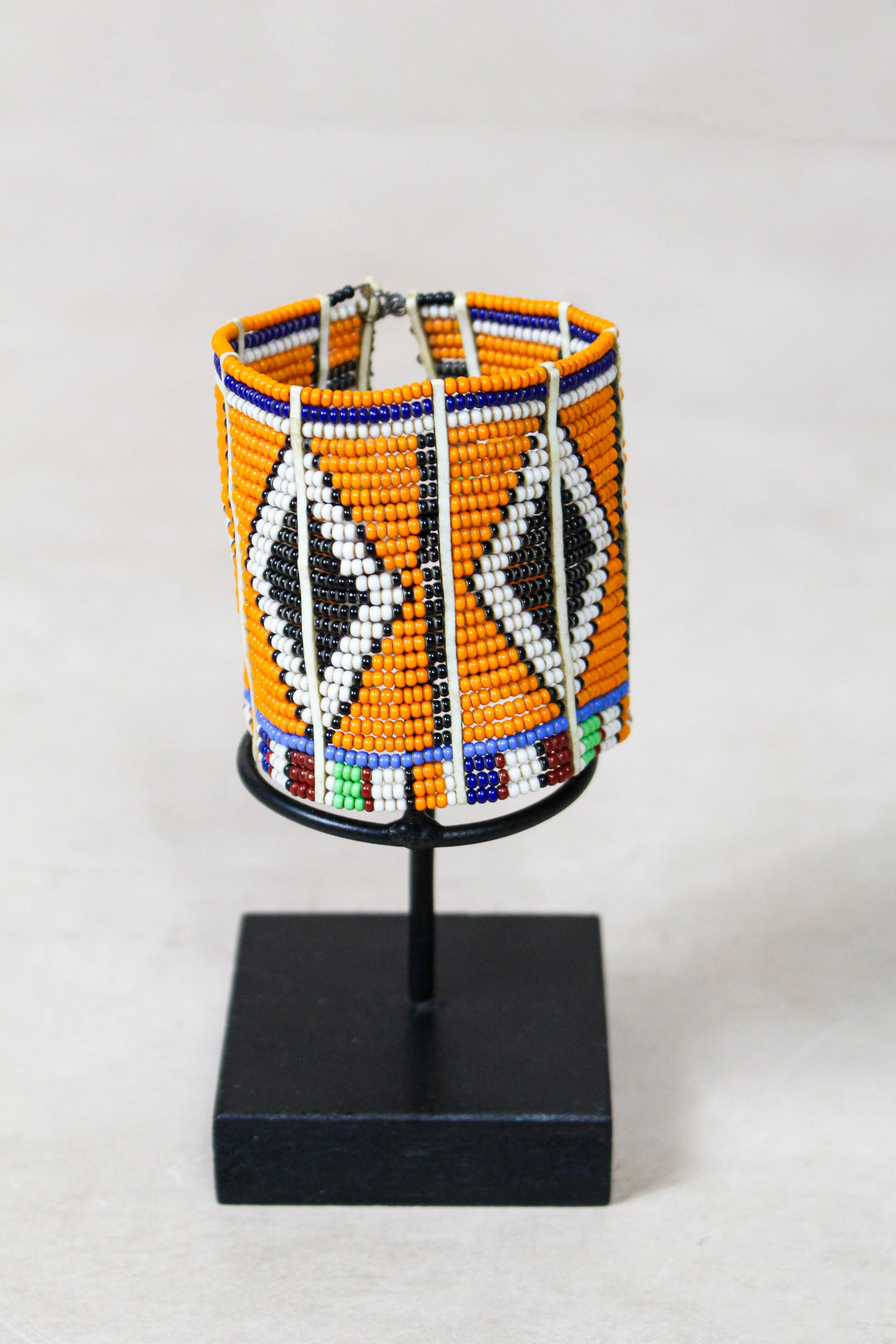 Beaded Masai Cuff Bracelet -  120.2 - Image 4