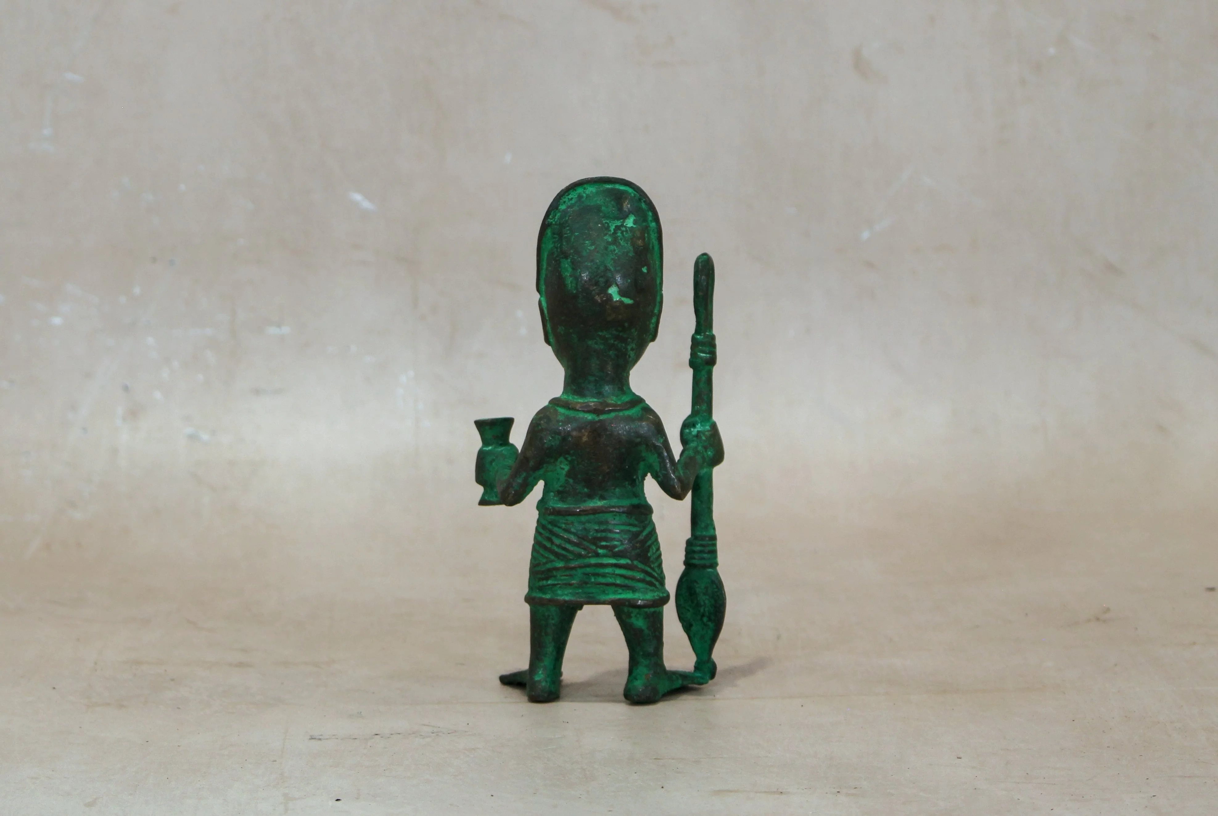 Benin Bronze Warrior 9.2 - Image 5